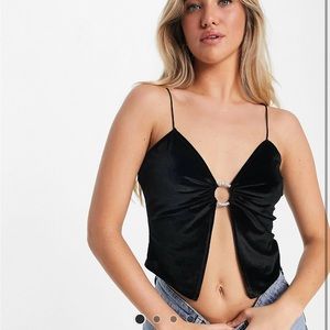 ASOS cami open front top